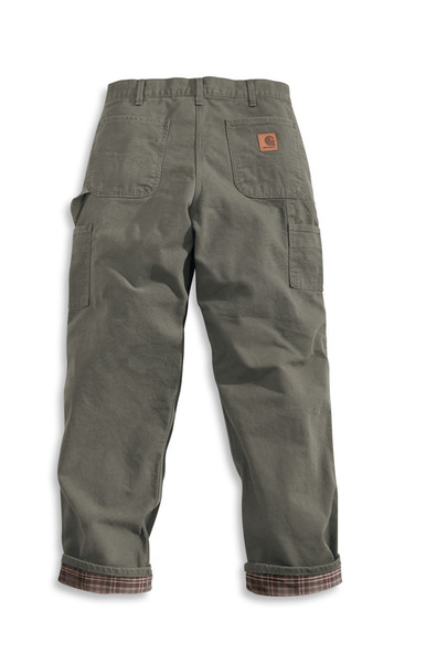 Carhartt Flannel Lined Pant-Moss